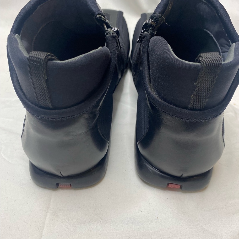 Vintage Prada 1530 Square Toe Black men size 9.5 - Picture 6 of 14